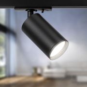 Светильник трековый под лампу MR16 GU10 220B черный Эра