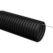 Труба гофрированная ПНД 20 мм с зондом черная 25 м Эра