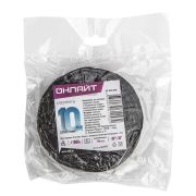 Изолента Онлайт OIT-H15-10/BL ХБ черная 100г 0,35*15мм 10м 61 152