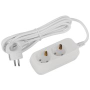 Удлинитель ЭРА 2 гнезда 3 м c заземл. 3х1,0 Greenline