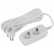 Удлинитель ЭРА 2 гнезда 5 м c заземл. 3х1,0 Greenline