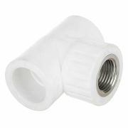 Тройник 25*1/2*25 МРВ PP-R белый RTP