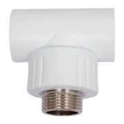 Тройник 25*3/4*25 МРН PP-R белый RTP