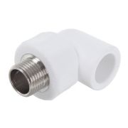 Угольник 25*3/4 ВР PP-R белый RTP