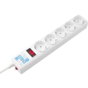 Сетевой фильтр 1,9 м 5 гнезд 10А КУБ