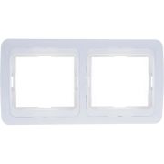 Рамка 2-м Валери горизонт. бел. Universal ВР002Г
