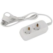 Удлинитель ЭРА 2 гнезда 1,5 м c заземл. 3х0.75 Greenline