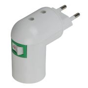 Патрон с выключателем ЭРА E27