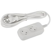 Удлинитель ЭРА 2 гнезда 3 м без заземл. 2х0,75 Greenline