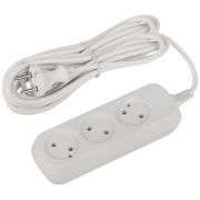 Удлинитель ЭРА 3 гнезда 3 м без заземл. 2х0,75 Greenline