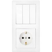 Блок В-РЦ-685 3 кл. + роз. белый с/з