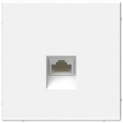 Розетка компьютерная ArtGallery RJ45 кат.6A механизм бел. SE GAL000186