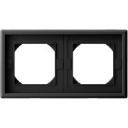 Рамка 2-м ArtGallery IP44 карбон SE GAL441002