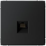 Розетка компьютерная ArtGallery RJ45 кат.6A механизм карбон SE GAL001086