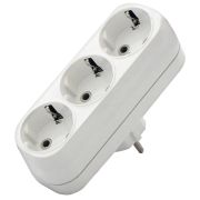 Тройник с/з UNIVersal белый A303