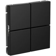 Выключатель сценарный 4-кл. ArtGallery (сх. 1) карбон SE GAL001074