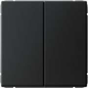 Выключатель кнопочный 2-кл. ArtGallery (сх. 2) 10А механизм карбон SE GAL001017