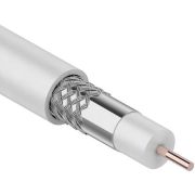 Кабель RG-6U 75Oм 100м белый медный PROconnect
