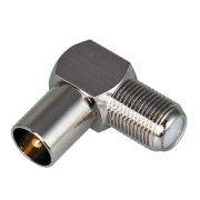 Гнездо F Штекер TV угловой (мама)