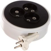 Удлинитель 3 гнезда рулетка 5 м 10А UNIVersal