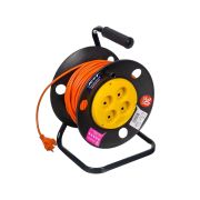 Удлинитель на катушке 30 м ПВС 2х0,75 4 гнезда JETT