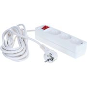 Удлинитель СОЮЗ 5 м 3 гнезда 3500 Вт с выкл.