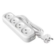 Удлинитель СОЮЗ 4 гнезда 5 м ПВС 10А без заземл.