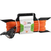 Удлинитель силовой ЭРА ПВС 2х1 20 м на рамке