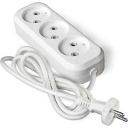 Удлинитель 3 гнезда 2 м без заземл. 10А UNIVersal