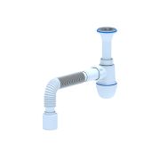 C2010 Сифон 1 1/4х40 АНИ (с гибкой трубой 40х50, увеличенная длина болта 60 мм)