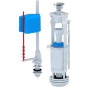 WC6550M Набор арматуры для бачка унитаза (нижний 1/2, кнопка хром) АНИ Пласт