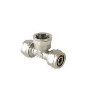 Тройник обжимной VALTEC с переходом на вн. р. 16х1/2