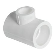 Тройник PPR 25 PRO AQUA белый