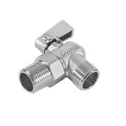 Кран шаровый угловой 1/2«х3/4» TIM