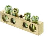 Шина PEN «ноль-земля» 6х9 мм 4 отв.