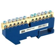 Шина N нулевая (6х9 мм) 12 на DIN-изол IEK