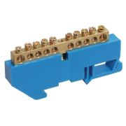 Шина N нулевая (6х9 мм) 10 на DIN-изол IEK